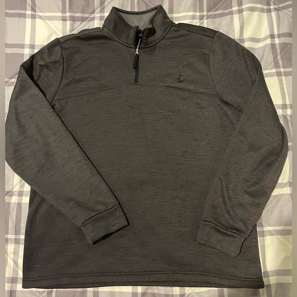 Under Armour grey quarter zip sweatshirt #UA #Sweatshirt